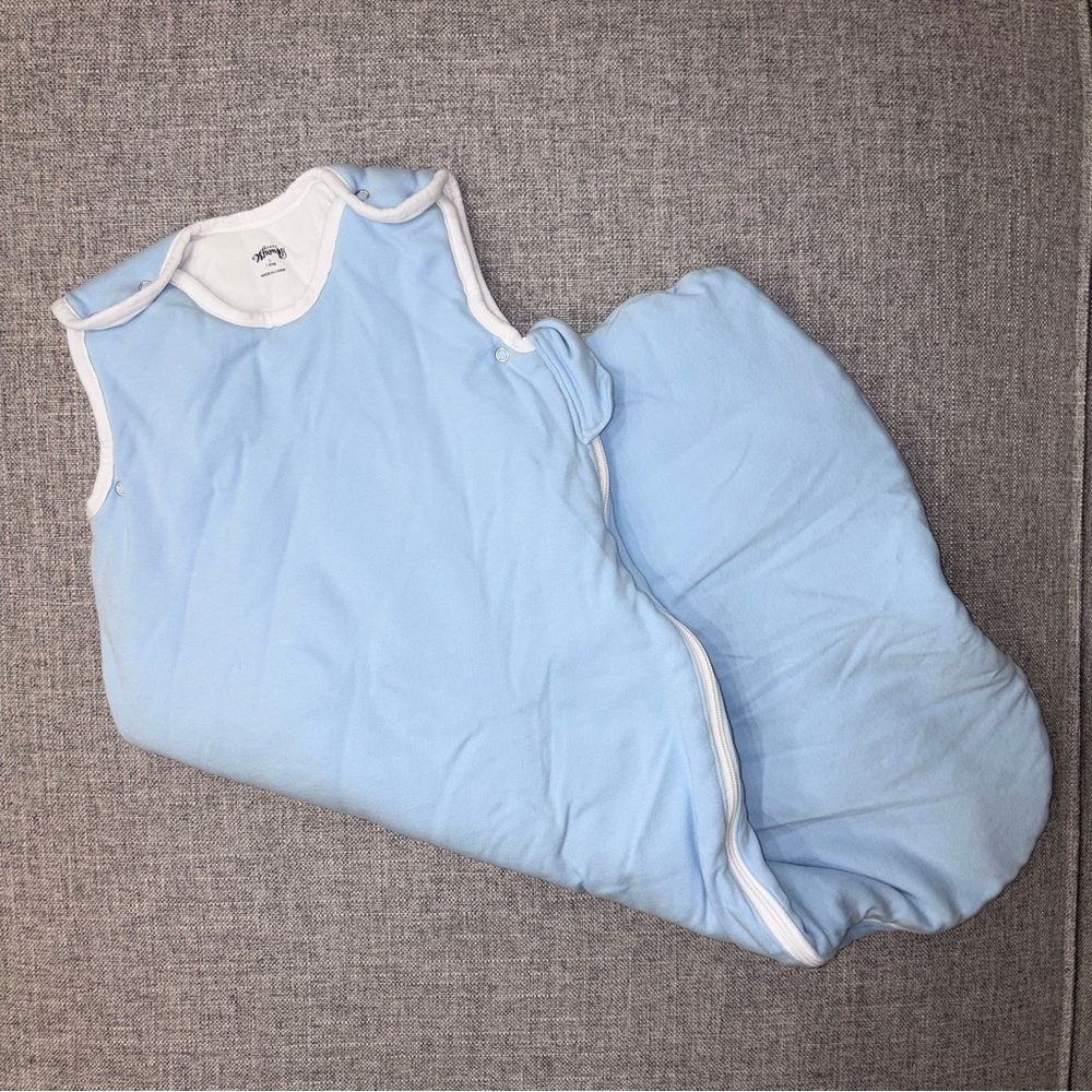 Classic Whimsy large 1.5 tog Light Blue Baby Sleep Sack Pajamas
